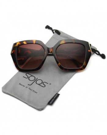 Womens Oversized Squared Fashion Sunglasses