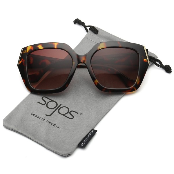 Womens Oversized Squared Fashion Sunglasses