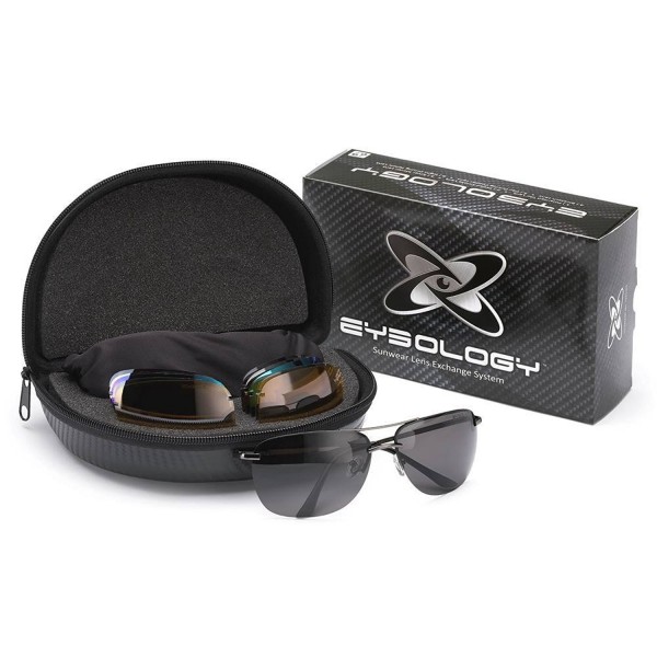 Eyeology Interchangeable Multifunction Aviator Sunglasses