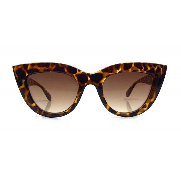 Vintage Retro Sharp Sunglasses Tortoise