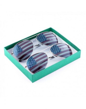 American Flag Aviator Sunglasses Glasses