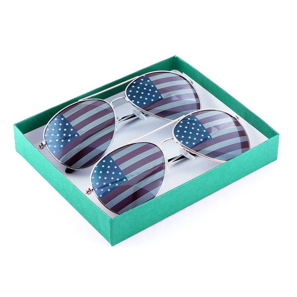 American Flag Aviator Sunglasses Glasses