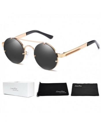 SamuRita Spring Rimless Oversized Sunglasses