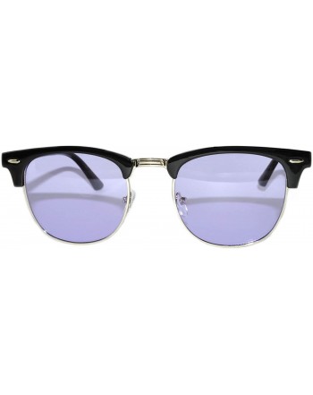 Classic Silver Vintage Purple Sunglasses