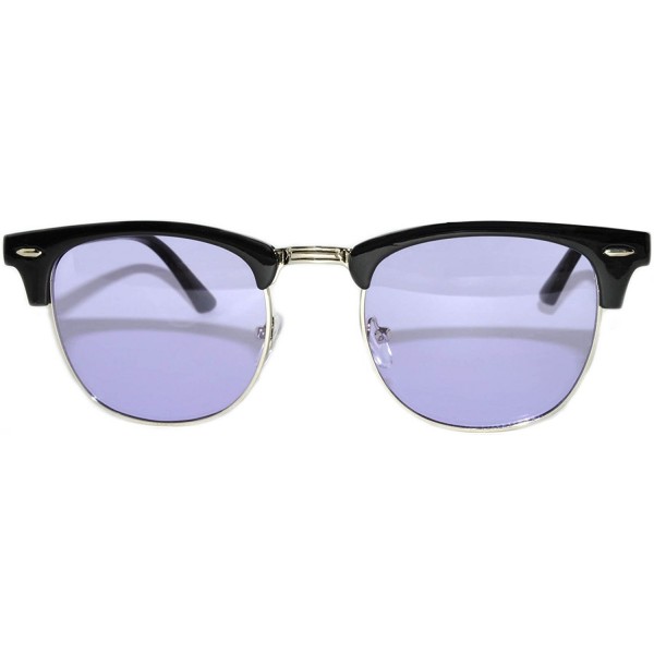 Classic Silver Vintage Purple Sunglasses