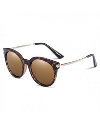 CAXMAN Womens Polarized Sunglasses Tortoise