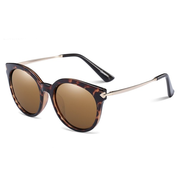 CAXMAN Womens Polarized Sunglasses Tortoise