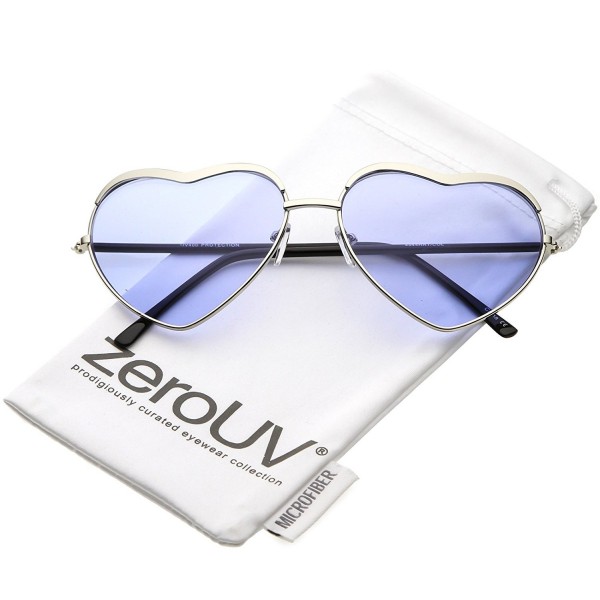 zeroUV Oversize Tinted Sunglasses Silver