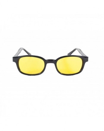 Black Frame Yellow Wayfarer Sunglasses