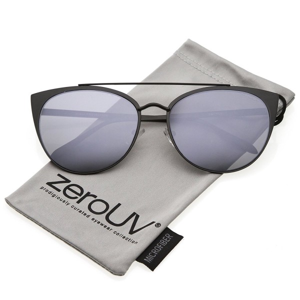 zeroUV Oversize Sunglasses Crossbar Mirrored