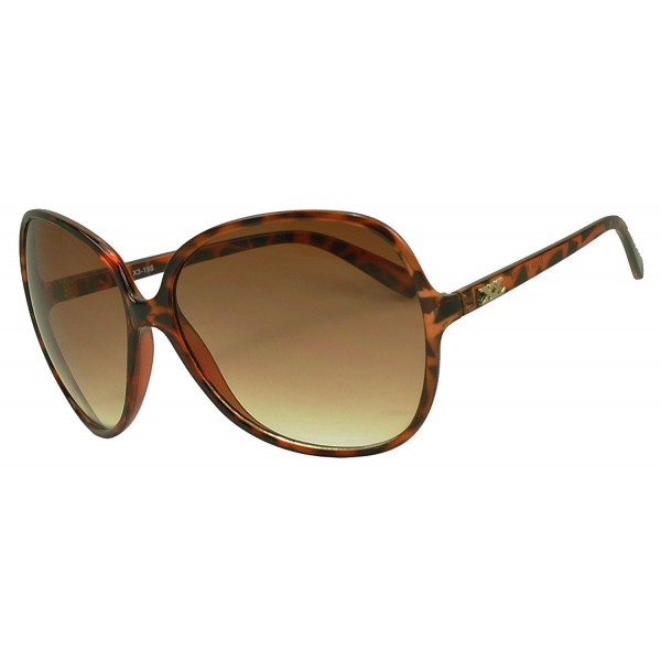 Oversized Sunglasses Proteciton Designer Tortoise