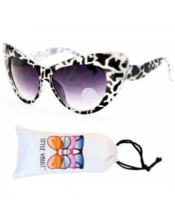 WM3020 vp Oversized Cateye Sunglasses Leopard