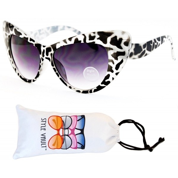 WM3020 vp Oversized Cateye Sunglasses Leopard