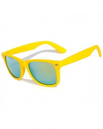 Vintage Style Sunglasses Yellow Mirror