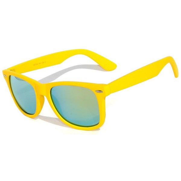 Vintage Style Sunglasses Yellow Mirror