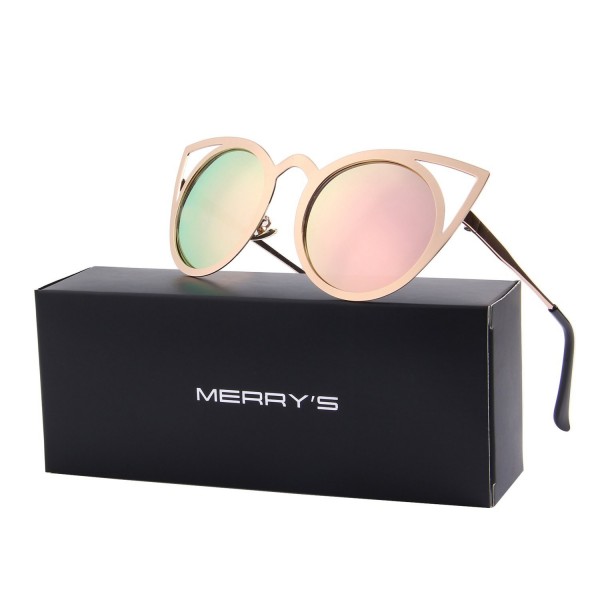 MERRYS Sunglasses Cut Out Mirror glasses