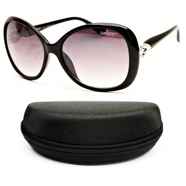 D5023-cc Diamond Eyewear(TM) Oversized Butterfly Sunglasses - O1198b ...