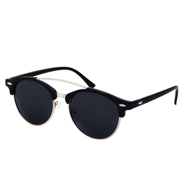 YANQIUYU Classic Polarized Clubmaster Sunglasses