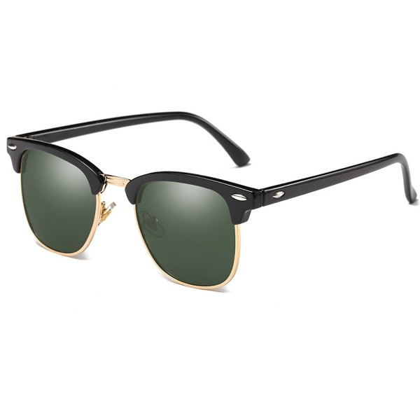 Morpho Diana Clubmaster Semi Rimless Sunglasses