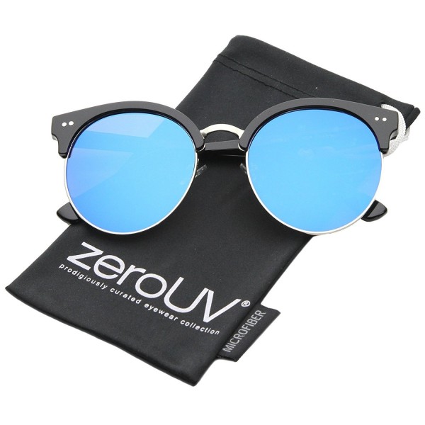 zeroUV Womens Oversize Sunglasses Black Silver