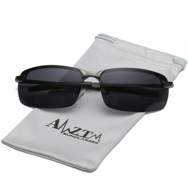 AMZTM Semi Rimless Rectangular Sunglasses Unbreakable