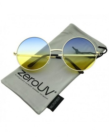 zeroUV Oversize Colorful Sunglasses Blue Yellow