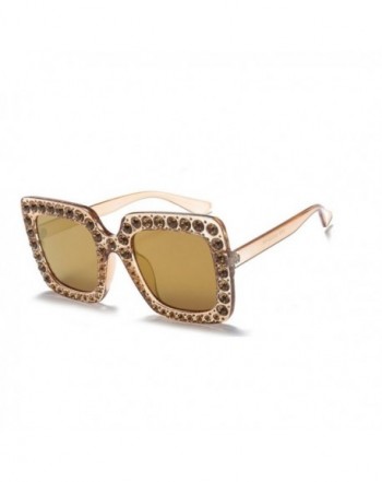 Oversized Diamond Sunglasses Handmade gold