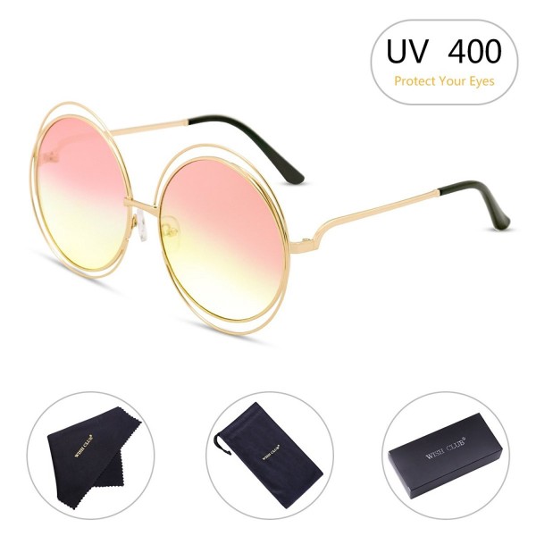 WISH CLUB Oversized Sunglasses Transparent