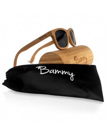 Bammy Bamboo Sunglasses Dark Black