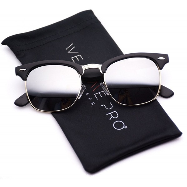 WearMe Pro Clubmaster Sunglasses Mirrored