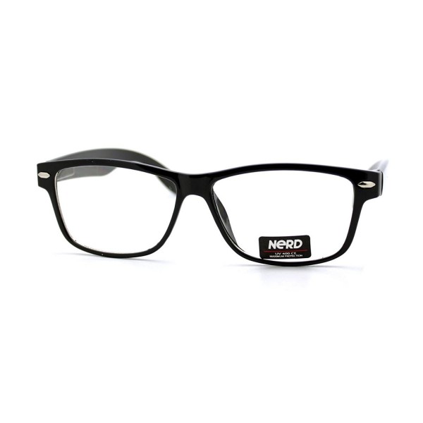 Unisex Wayfarer Eyeglasses Classic Rectangular