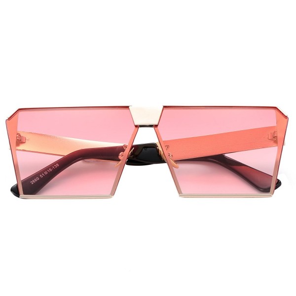 COASION Fashion Oversized Sunglasses Mirrored