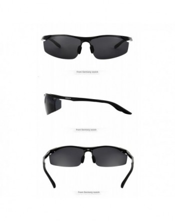 Semi-rimless sunglasses