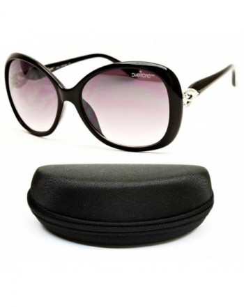 D5023 cc Diamond Oversized Butterfly Sunglasses