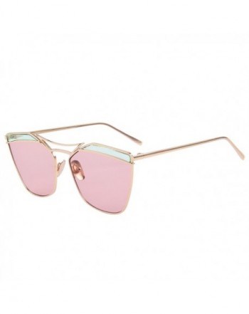 MERRYS Mirrored Lenses Fashion Sunglasses