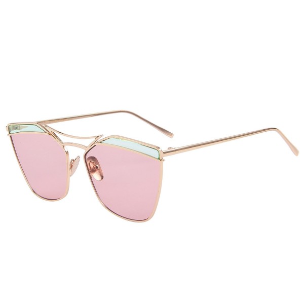 MERRYS Mirrored Lenses Fashion Sunglasses