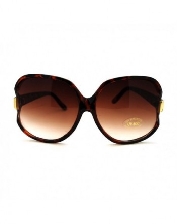 Oversized Designer Butterfly Sunglasses Tortoise