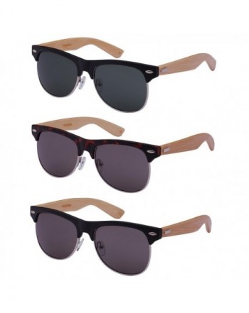 Semi-rimless sunglasses