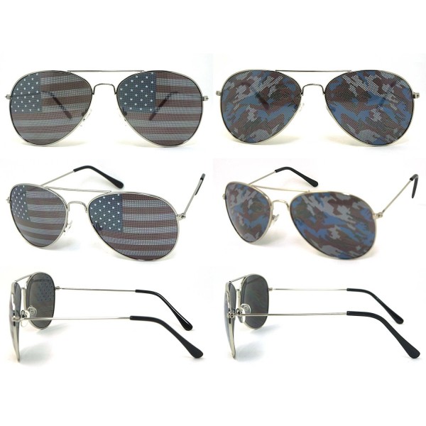 American Aviator Sunglasses Camouflage Glasses