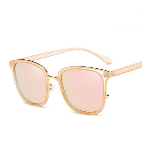 HOHAUSA Mirrored Polarized Wayfarer Sunglasses
