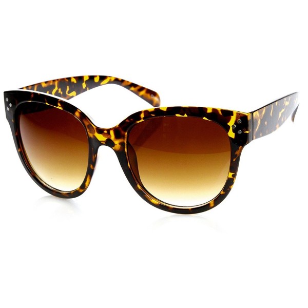 zeroUV Oversized Fashion Sunglasses Tortoise