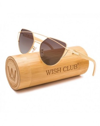 WISH CLUB Polarized Sunglasses Protection%EF%BC%88Brown%EF%BC%89
