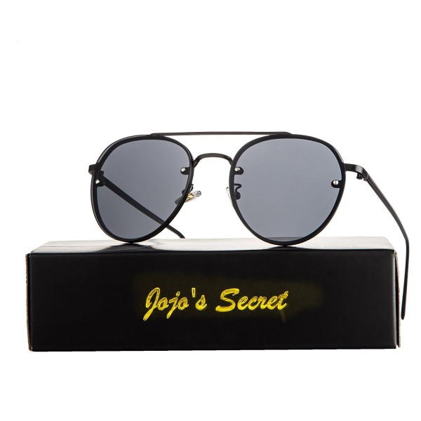JOJOS SECRET Oversized Mirrored Sunglasses