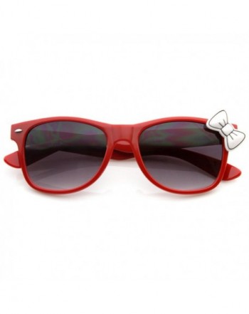 zeroUV Ladies Fashion Rimmed Red White