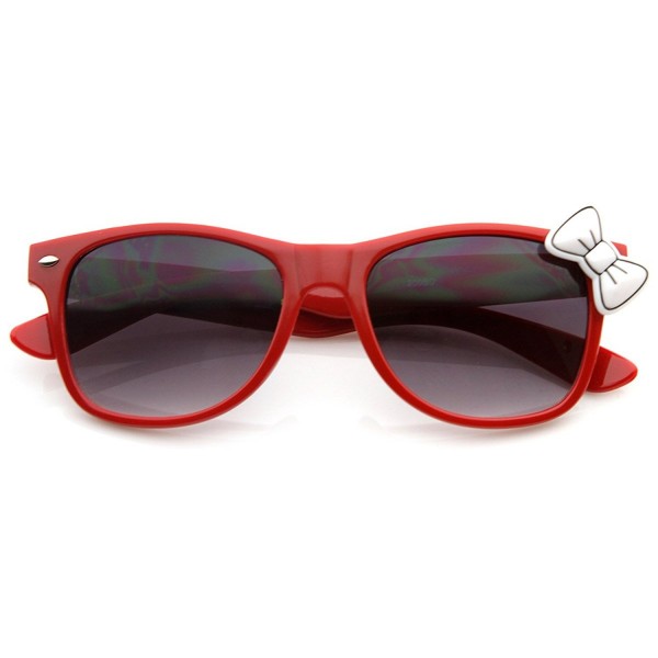 zeroUV Ladies Fashion Rimmed Red White