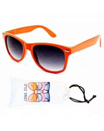 Style Vault Wayfarer Sunglasses Orange Smoked