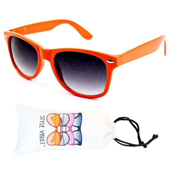 Style Vault Wayfarer Sunglasses Orange Smoked