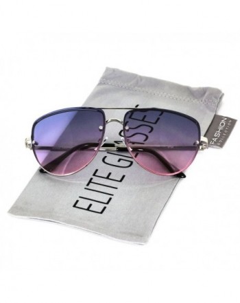 Elite Oversized Rimless Gradient Sunglasses