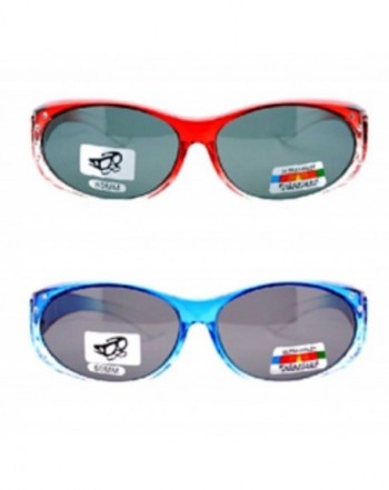 Womens Rhinestone Polarized Ombre Sunglasses