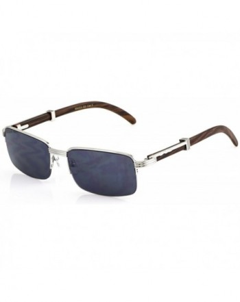 Semi-rimless sunglasses